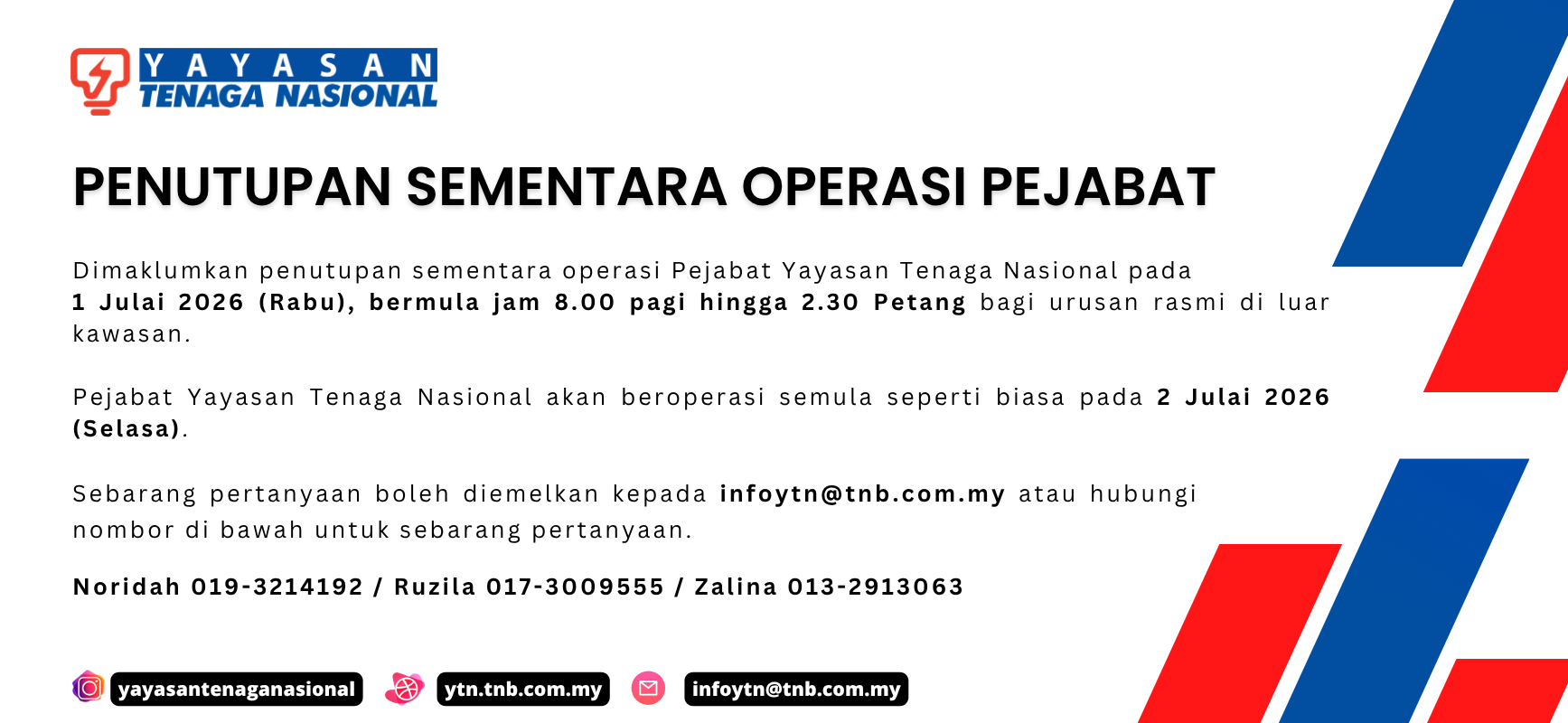 Notis Penutupan YTN 01072026